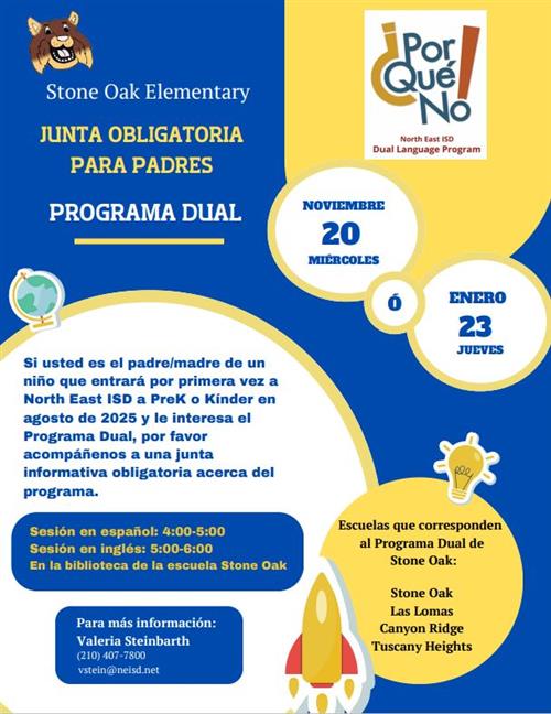 Dual Language Spanish